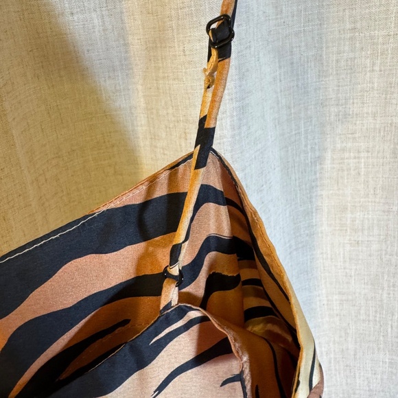 Réalisation Par Tiger Print Mini Slip Dress – Size S ✨ - Picture 10 of 10